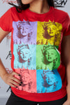 Marilyn Color Block Short Sleeve Tee