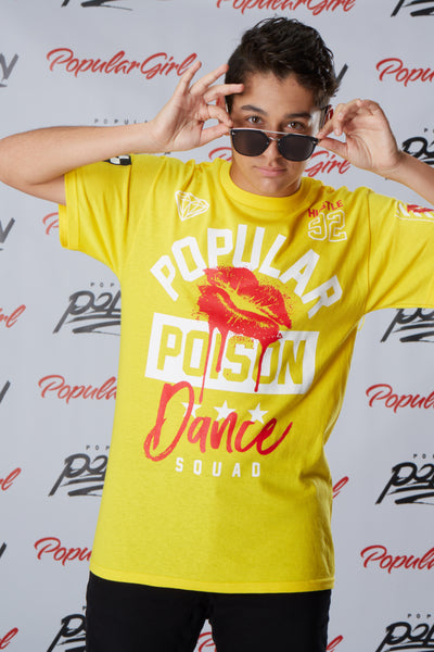 Popular Poison Dance Lips Short Sleeve Tee