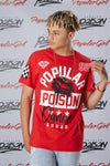 Popular Poison Dance Squad Lips Short Sleeve Tee