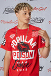 Popular Poison Dance Squad Lips Short Sleeve Tee