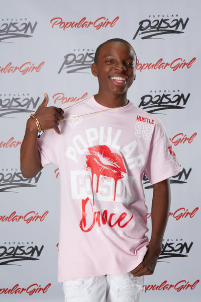 Popular Poison Dance Lips Short Sleeve Tee