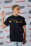 New York Skyline Foil Short Sleeve Tee