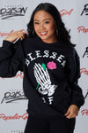 Blessed Prayer Long Sleeve Fleece