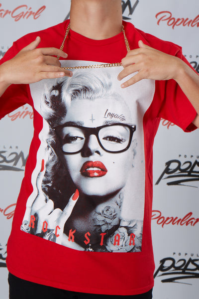 Marilyn Rock Star Short Sleeve Tee