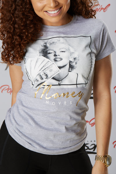 Marilyn Money Moves Short Sleeve Tee