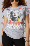 Marilyn Money Moves Gold Chain Short Sleeve Tee