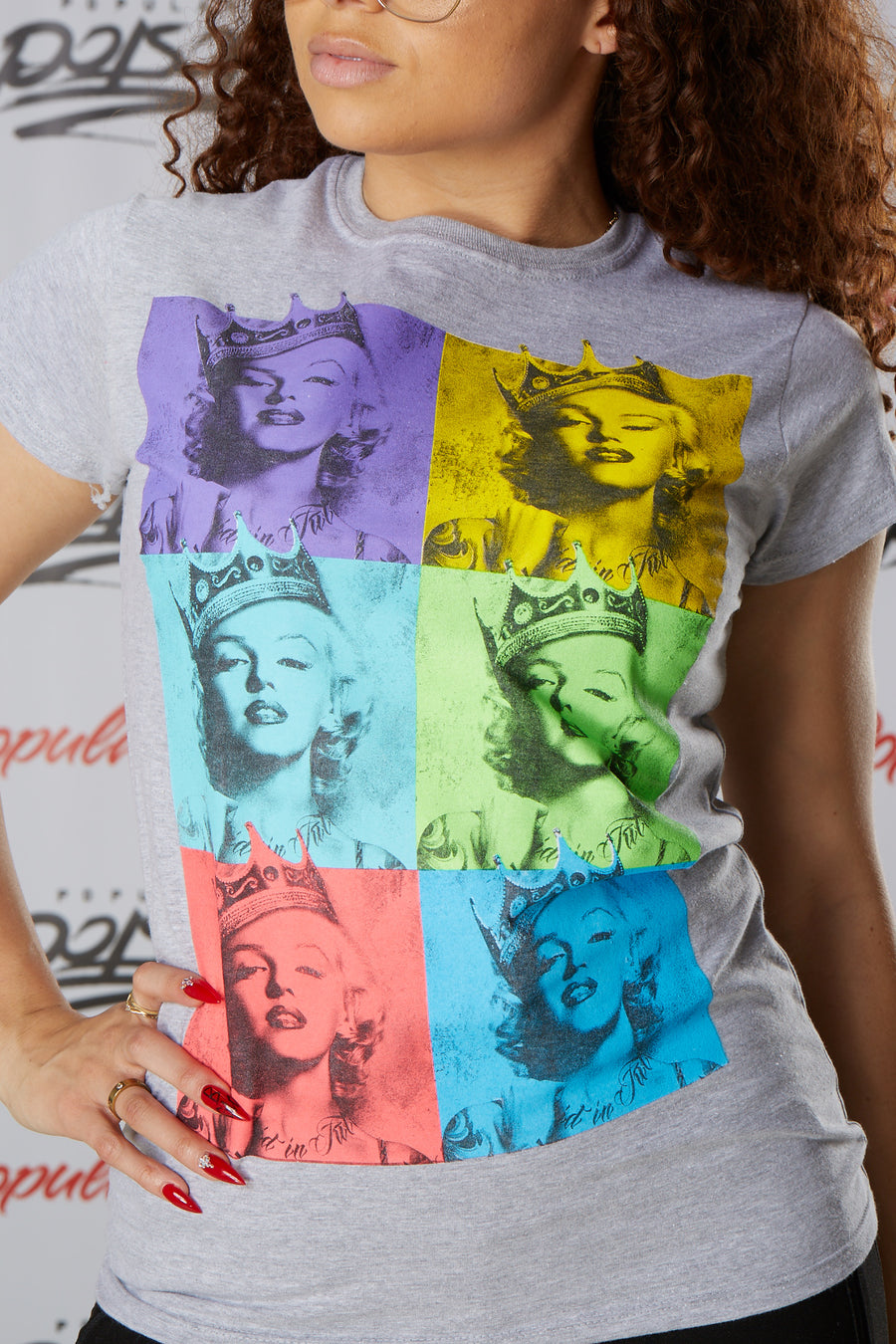 Marilyn Color Block Short Sleeve Tee