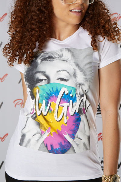 Marilyn Cali Girl Bandana Short Sleeve Tee