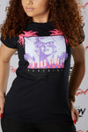 Marilyn No Bad Vibes Short Sleeve Tee