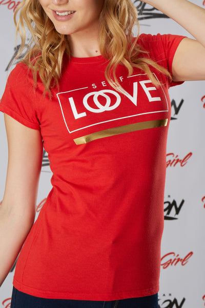 Self Love Box Foil Short Sleeve Tee