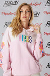 Vibes Dripping Roses Tie Dye Hoodie